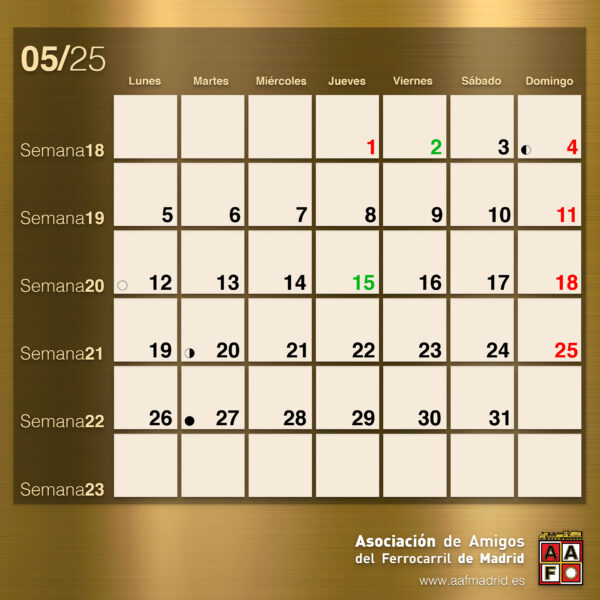 Calendario 2025 - Imagen 2
